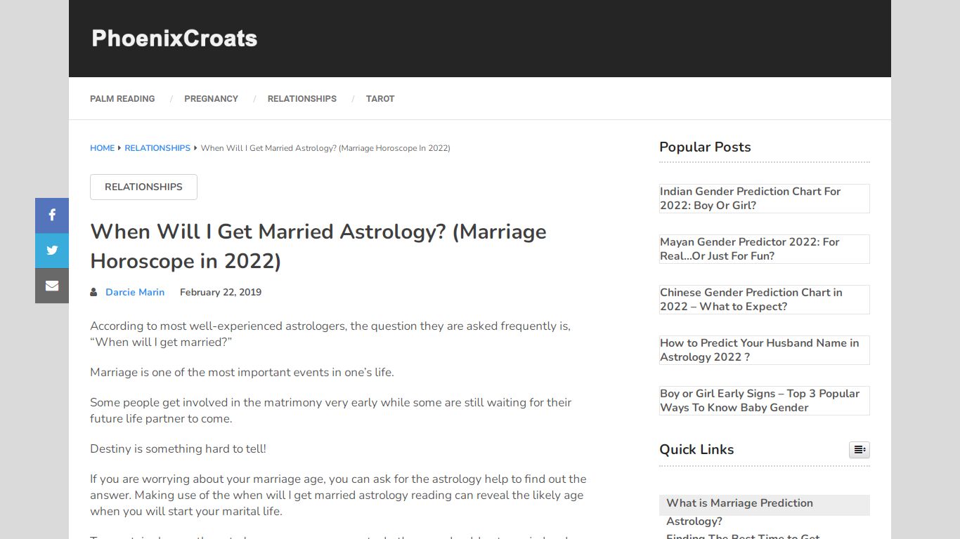 When Will I Get Married Astrology? (Marriage Horoscope in 2022)